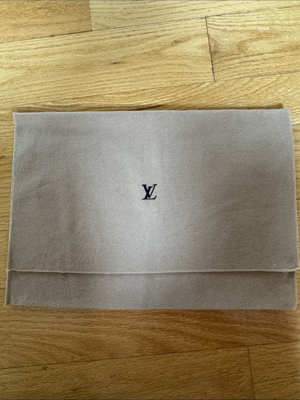 Louis Vuitton Beige Dust Pouch with LV Monogram